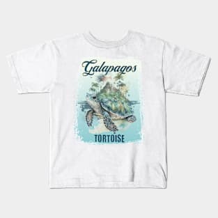 Galapagos Tortoise Kids T-Shirt